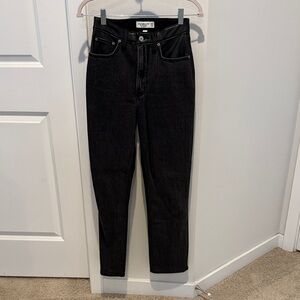 Abercrombie & Fitch Women's High Rise Black Jeans